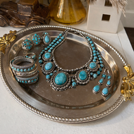 Oneida Silver Vintage Oval Ropes and Bows