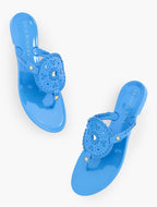 Size 7 Jack Rogers NWOT Blue Georgica Jelly Sandals