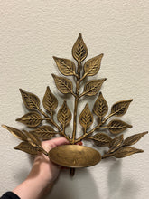 Load image into Gallery viewer, Antique Bronze Leaf Candle Holder Wall Sconces Set of 2
