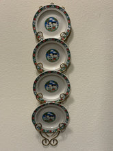 Load image into Gallery viewer, Bronze Gold Small Plate Wall Hanger
