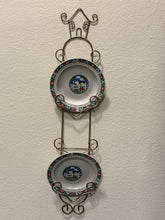 Load image into Gallery viewer, Bronze Gold Small Plate Wall Hanger
