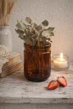 Load image into Gallery viewer, Amber Glass Jar
