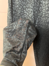 Load image into Gallery viewer, XL Victoria’s Secret Black Sheer Leopard Print Leggings
