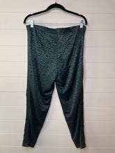 Load image into Gallery viewer, XL Victoria’s Secret Black Sheer Leopard Print Leggings
