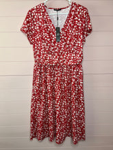 Load image into Gallery viewer, Large Ouges NWT Red Floral Dress
