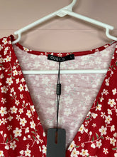 Load image into Gallery viewer, Large Ouges NWT Red Floral Dress
