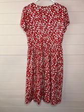 Load image into Gallery viewer, Large Ouges NWT Red Floral Dress
