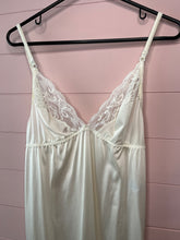Load image into Gallery viewer, Medium/ Large Ivory Satin Slip Dress
