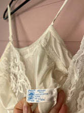 Load image into Gallery viewer, Medium/ Large Ivory Satin Slip Dress
