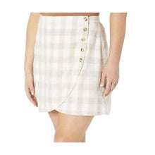 Load image into Gallery viewer, Size 6 NWT Madewell Linen Blend Tulip Hem Mini Wrap Skirt
