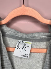 Load image into Gallery viewer, Medium Aerie Gray V-Neck Hooded Sweatshirt
