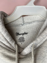 Load image into Gallery viewer, Small Wrangler Cropped Gray Hoodie
