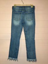 Load image into Gallery viewer, Sneak Peek Mid Rise Frayed Hem Distressed Jeans
