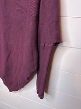 Load image into Gallery viewer, Small VICI Maroon All That Ribbed Cashmere Blend Sweater
