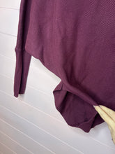 Load image into Gallery viewer, Small VICI Maroon All That Ribbed Cashmere Blend Sweater
