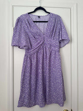 Load image into Gallery viewer, XL SHEIN Purple Floral Dress
