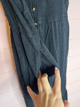 Load image into Gallery viewer, XL Sonoma Black Button Front Maxi Dress
