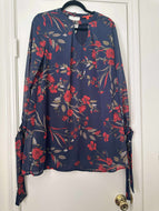 Medium Chelsea & Violet Navy Floral Boho Tunic Dress