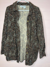 Load image into Gallery viewer, 2X Capacity Plus Size Vintage Western Boho Button Up Shacket
