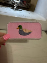 Load image into Gallery viewer, Light Pink Mallard Duck Iron On Patches
