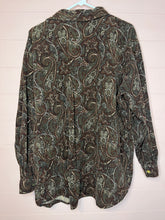 Load image into Gallery viewer, 2X Capacity Plus Size Vintage Western Boho Button Up Shacket
