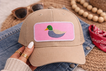 Load image into Gallery viewer, Light Pink Mallard Duck Iron On Patches
