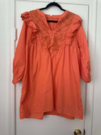 Large Islet Ruffle Boho Dress