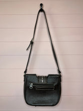 Load image into Gallery viewer, Montana West Western Cow Print Rhinestone Leather Purse
