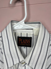 Load image into Gallery viewer, Medium Plains Mens Short Sleeve Pearl Snap Western Button Up Shirt
