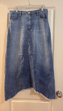 Load image into Gallery viewer, Size 31 Jessica Simpson Long Denim Skirt
