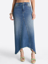 Load image into Gallery viewer, Size 31 Jessica Simpson Long Denim Skirt
