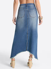 Load image into Gallery viewer, Size 31 Jessica Simpson Long Denim Skirt
