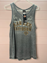 Load image into Gallery viewer, Medium Harley Davidson NWT Gray Tank Top
