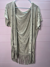Load image into Gallery viewer, S/M Maurice’s Fringe Boho Western Cardigan
