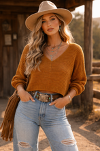 Load image into Gallery viewer, Large Sincerely Jules Cropped Sweater
