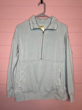 Load image into Gallery viewer, Small Tangerine Mint Half Zip Pull Over
