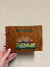 Load image into Gallery viewer, Vintage wooden western scrap book

