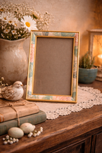 Load image into Gallery viewer, Vintage Gold Floral 4X6 Picture Frame
