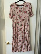 Small Pier 1 Imports Vintage Floral Print Midi Dress