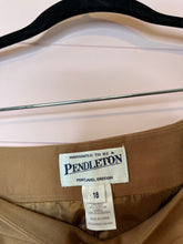 Load image into Gallery viewer, Size 16 Pendleton Vintage Brown Plus Size Silk Western Trousers

