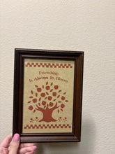 Load image into Gallery viewer, Russ Berrie &amp; Co Vintage Friendship Is Always In Bloom 6.5x9” Frame
