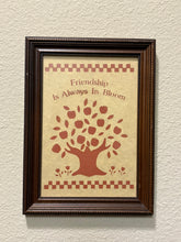 Load image into Gallery viewer, Russ Berrie &amp; Co Vintage Friendship Is Always In Bloom 6.5x9” Frame
