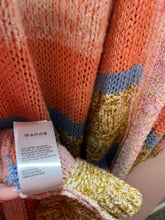Load image into Gallery viewer, One Size Anthropologie Stripe Chunky Knit Long Sweater Cardigan
