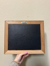 Load image into Gallery viewer, 1 Peter 5:7 Vintage Floral Red &amp; Gold Wooden Framed Scriptures Art
