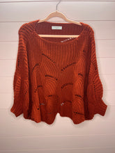 Load image into Gallery viewer, Medium Eloidie Orange Oversized Sweater
