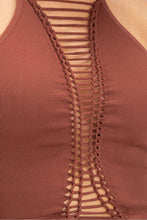 Load image into Gallery viewer, M/L Fabletics Braided Ribbed Crop Top
