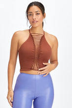 Load image into Gallery viewer, M/L Fabletics Braided Ribbed Crop Top

