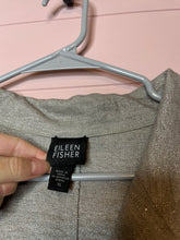 Load image into Gallery viewer, XL Eileen Fisher Linen Shimmery Blazer Cardigan
