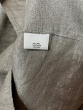 Load image into Gallery viewer, XL Eileen Fisher Linen Shimmery Blazer Cardigan
