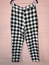 Load image into Gallery viewer, Size 8 Nasty Gal Black &amp; White Checkered Dress Pants
